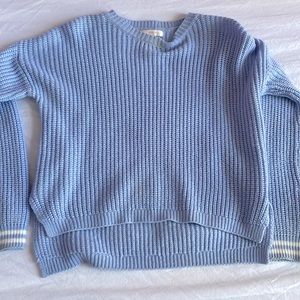 baby blue cropped sweater